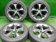 中古 ホイールタイヤ 4本 215/45R17 2009年製 7分山 アルファロメオ 147 純正 ラジアル タイヤ ブリヂストン GR-9000_画像1