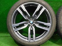 中古 ホイールタイヤ 4本 245/40R19 2020年製 7分山 BMW 8シリーズ G14 G15 純正 ラジアル タイヤ ブりヂストン トゥランザ T005_画像2