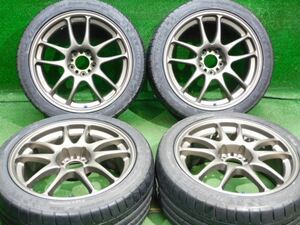 中古 ホイールタイヤ 4本 245/40R18 2022年製 新品タイヤ ワーク エモーション CR極 スタッドレス タイヤ ミシュラン Pilot Super Sport MO