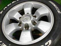 中古 ホイールタイヤ 4本 215/65R16 2021年製 9分山 バリ溝 ハイラックスサーフ 純正 スタッドレス タイヤ グッドイヤー ナスカー_画像4