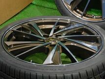 【新品】ホイールタイヤ 4本 225/40R19 2021年製 TOPY ドルフレン ヴァルネ コンチネンタル DWS06+_画像3