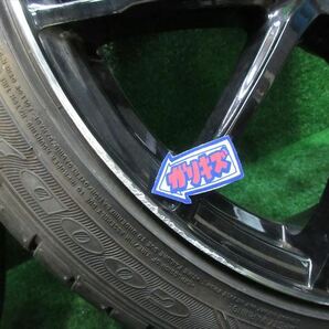 中古 ホイールタイヤ 4本 225/40R19 2021年製 8分山 インターミラノ ボルテックハイパー MS-7 ラジアル タイヤ GY イーグルLS エグゼの画像8