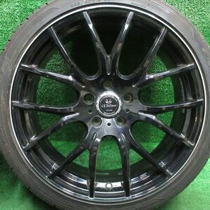 中古 ホイールタイヤ 4本 225/40R19 2021年製 8分山 インターミラノ ボルテックハイパー MS-7 ラジアル タイヤ GY イーグルLS エグゼの画像2