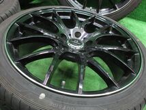 中古 ホイールタイヤ 4本 225/40R19 2021年製 8分山 インターミラノ ボルテックハイパー MS-7 ラジアル タイヤ GY イーグルLS エグゼ_画像3