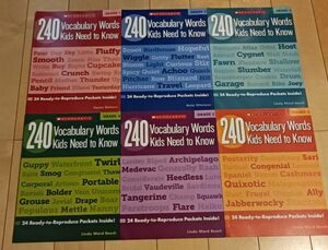 240Vocabulary Words Kids Need to Know1~6