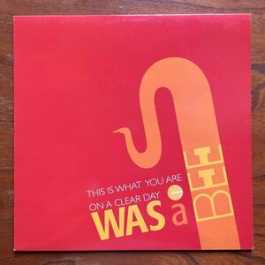 【マリオ・ビオンディのレア盤 伊 SCHMA クラブジャズ大傑作】WAS A BEE, MARIO BIONDI『THIS IS WHAT YOU ARE, ON A CLEAR DAY』PEDDLERS