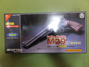 マルシン S&W M29 Classic 8 3/8インチ ブラック. ガスリボルバー 固定HOP 18才以上用