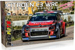 プラッツ/ベルキット BEL017 1/24 シトロエン C3 WRC 2018 ツール・ド・コルス(ターマック仕様)