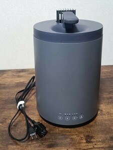 【中古品】ドウシシャ スチーム式加湿器 グレー BKSX603