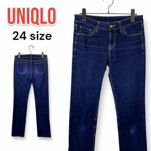 UNIQLO UJ ユニクロ スキニーフィットストレートジーンズ 24インチ レディース ジーパン デニム