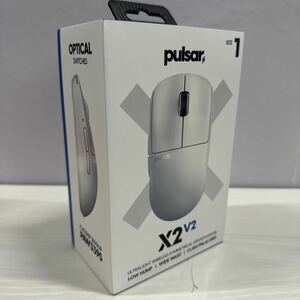 Pulsar Gaming Gears X2V2 ワイヤレス ゲーミングマウス 超軽量 51グラム 左右対称 2.4Ghz 1ms 26000 DPI Optical Sensor PAW3395 国内正規