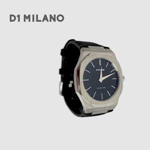 美品【D1 MILANO】ULTRA THIN ウルトラシン 腕時計（D1ミラノ イタリア ウォッチ クロノグラフ