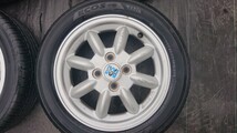 軽全般 MINI LITE ダイハツ スズキ 2018年 4本 中古タイヤホイールセット 165/55R14 14×4.5J 4穴 ハブ径54 PCD100 手渡し可能_画像10