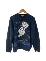 Supreme◆22AW/Doughboy Sweater/セーター(厚手)/L/ウール/BLK_画像1