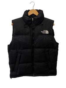 THE NORTH FACE◆NUPTSE VEST_ヌプシベスト/M/ナイロン/BLK/ノースフェイス/ND92338