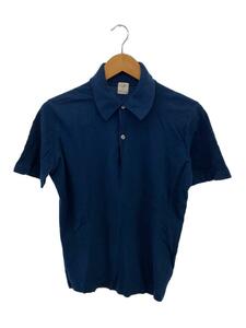 ANATOMICA*KNIT POLO/ polo-shirt /S/ cotton /BLU/ plain /530-521-39