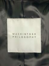 MACKINTOSH PHILOSOPHY◆ウールフーデッドコート/38/ウール/BLK/ギンガムCK/H5B09-661-09_画像3