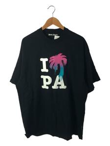Palm Angels◆I Love Pa Classic Tee/Tシャツ/L/コットン/BLK/PMAA066S23JER002