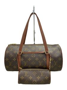 LOUIS VUITTON◆1)パピヨン30_モノグラム・キャンバス_BRW/PVC/BRW/総柄