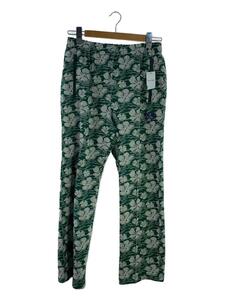 Needles◆22SS Track Pant Poly JQ トラックパンツ S ポリエステル GRN 花柄 KP213