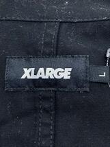 X-LARGE◆ミリタリージャケット/L/コットン/BLK/無地/1012130210074_画像3