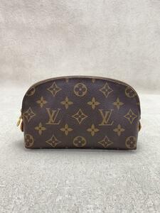 LOUIS VUITTON◆ポシェット・コスメティックPM_モノグラム・キャンバス_BRW/M47515