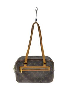 LOUIS VUITTON◆シテMM_モノグラム・キャンバス_BRW/PVC/BRW