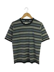 BURBERRY BLACK LABEL◆Tシャツ/2/コットン/BLK/ボーダー/bmt92-482-06