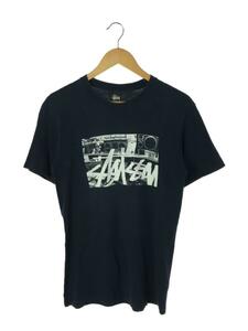 STUSSY◆メキシコ製/Tシャツ/S/コットン/NVY/プリント