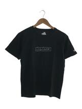 YOHJI YAMAMOTO◆シグネーチャーロゴTシャツ/M/コットン/BLK/無地/HN-T97-081_画像1