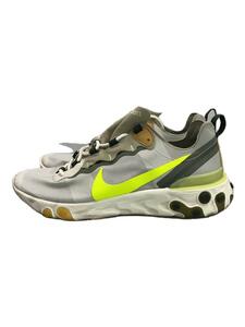 NIKE◆REACT ELEMENT 55/リアクトエレメント/グレー/BQ6166-009/27cm/グレー