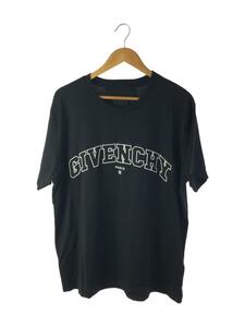 GIVENCHY◆ブラックcolleagetシャツ/L/コットン/BLK/無地/BM71CW3Y6B