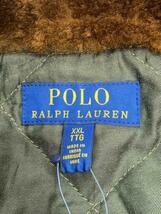 POLO RALPH LAUREN◆フライトジャケット/XXL/レザー/BRW_画像3