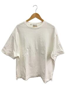 EVCON◆WIDE S/S TEE/Tシャツ/3/コットン/WHT/無地/223-91107