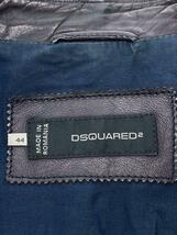 DSQUARED2◆19AW/ゴートスキン スエードレザーライダース/44/レザー/ブラック_画像3