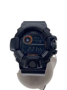 CASIO◆ソーラー腕時計・G-SHOCK/デジタル/ラバー/BLK/BLK