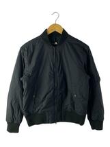 THE NORTH FACE◆TRANSIT BOMBER JK_トランジット ボンバー ジャケット/S/ナイロン/BLK/無地_画像1