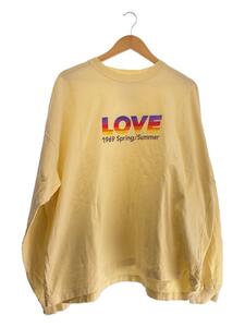 DAIRIKU◆長袖Tシャツ/FREE/コットン/YLW/21SS C-4/LOVE Vintage Long Sleeve Tee