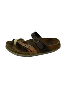 BIRKENSTOCK◆サンダル/42/BRW/レザー