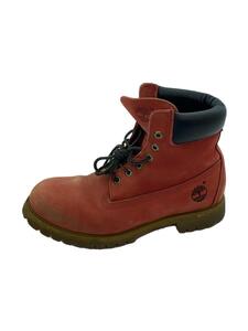 Timberland◆ブーツ/US9.5/RED/スウェード