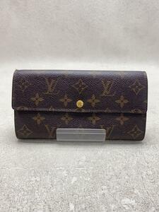 LOUIS VUITTON◆3)ポシェット・ポルト・モネ・クレディ_モノグラム・キャンバス_BRW/PVC/BRW/レディース