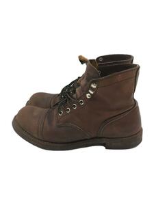 RED WING◆レッドウィング/レースアップブーツ/US7.5/ブラウン/レザー/8111