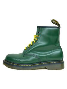 Dr.Martens◆8ホール/レースアップブーツ/UK8/GRN