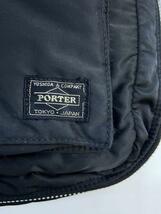 PORTER◆ショルダーバッグ/-/BLK/TANKER_画像5