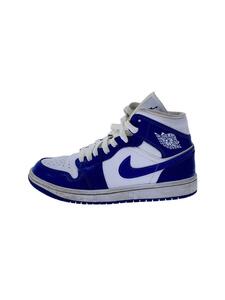 NIKE◆AIR JORDAN 1 MID_エア ジョーダン 1 ミッド/23cm/BLU/ブルー