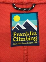 Franklin Climbing◆フリースジャケット/-/ポリエステル/ORN/無地/FC12004A_画像3