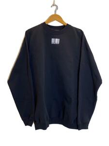 VETEMENTS◆VTMNTS/BARCODE SWEATSHIRT/M/コットン/BLK/VL12TR140B