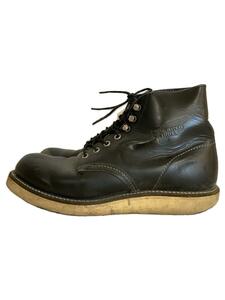 RED WING◆ブーツ/US7.5/BLK/レザー/8165