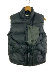 NANGA◆MAZENO RIDGE VEST/ダウンジャケット/L/ナイロン/BLK