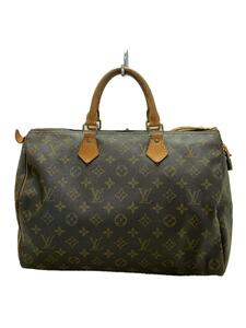 LOUIS VUITTON◆1)スピーディ35_モノグラム・キャンバス_BRW/PVC/BRW